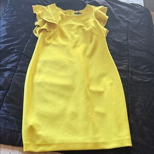 Tommy Hilfiger Yellow Midi Dress